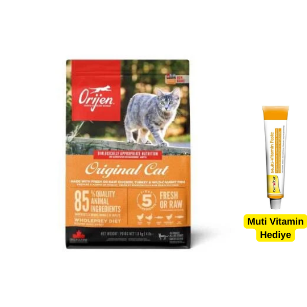 Orijen Original Cat Tahılsız Yavru Ve Yetişkin Kedi Mamasi 1,8 Kg