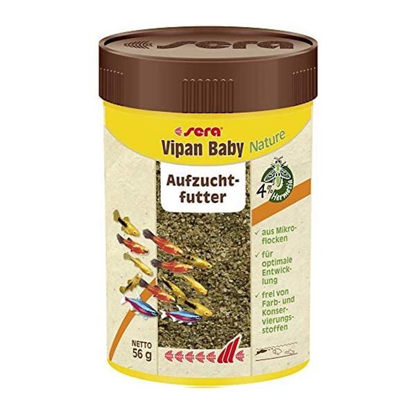 Sera Vipan Baby 100 Ml 56 Gr Yavru Balık Yemi