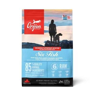 Orijen Six Fish Adult Tahılsız 6 Balıklı Yetişkin Köpek Maması 2 kg