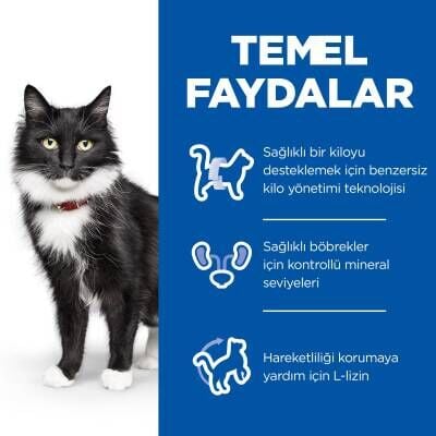 Hill's SCIENCE PLAN Kısırlaştırılmış +7 Yaşlı Tavuklu Kedi Maması 1,5 kg