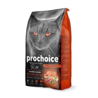 ProChoice Pro 33 Sterilised Somonlu ve Karidesli Kısırlaştırılmış Yetişkin Kedi Maması 2 kg