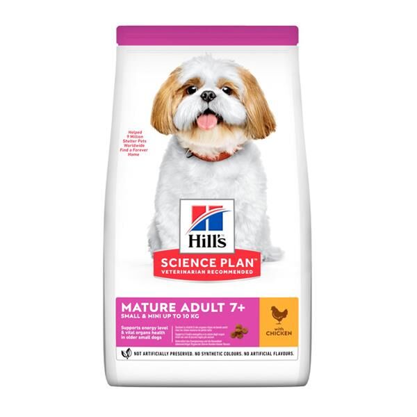 Hills Small Mini Mature Tavuklu Yaşlı Köpek Maması 1,5Kg