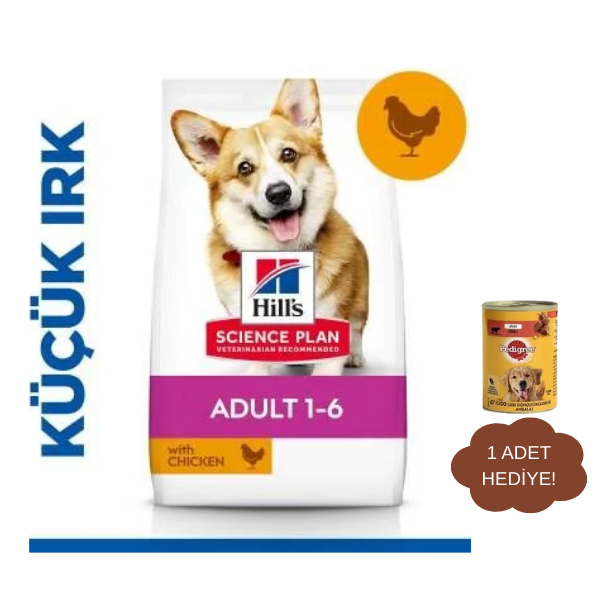 Hill's SCIENCE PLAN Tavuklu Küçük ve Mini Irk Yetişkin Köpek Maması 3 kg