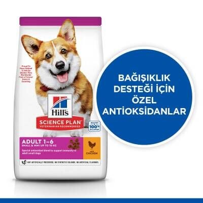 Hill's SCIENCE PLAN Tavuklu Küçük ve Mini Irk Yetişkin Köpek Maması 3 kg