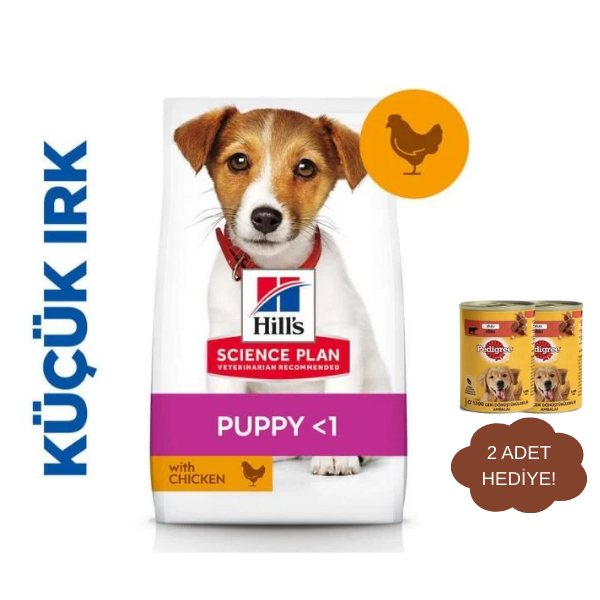Hills Small Mini Puppy Tavuklu Yavru Köpek Maması 3Kg