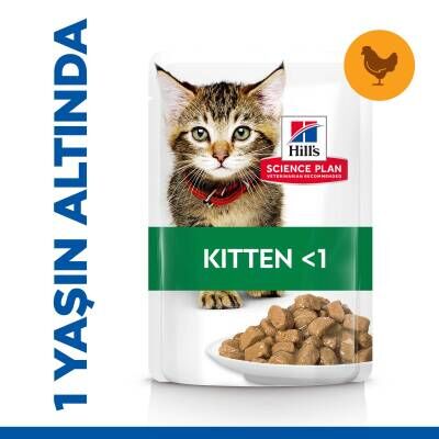 Hill's Science Plan Tavuklu Yavru Kedi Pouch 85 gr