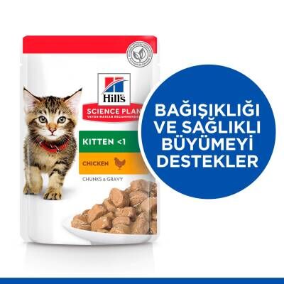 Hill's Science Plan Tavuklu Yavru Kedi Pouch 85 gr