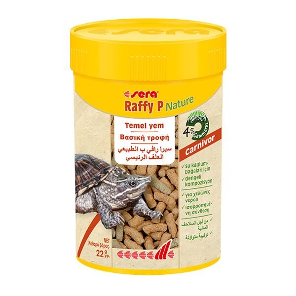 Sera Raffy P Kaplumbağa Yemi 100 ml 18 gr