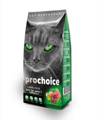 ProChoice Pro 36 Lamb & Rice Kuzu Etli Yetişkin Kedi Maması 15 kg