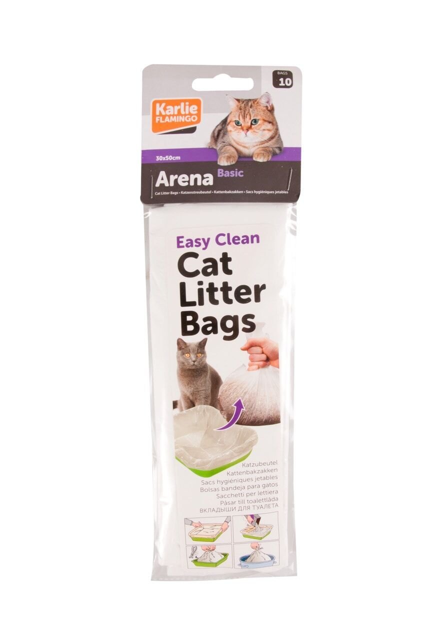 Karlie Kedi Tuvaleti Poşeti 30x50 Cm 10lu Paket