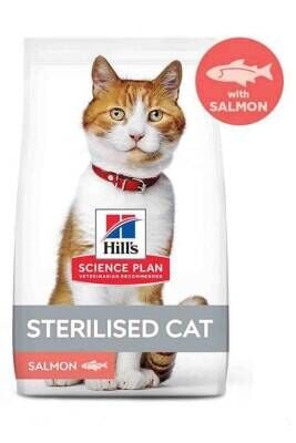 Hill's SCIENCE PLAN Kısırlaştırılmış Yetişkin Somonlu Kedi Maması 13 kg + 2 kg