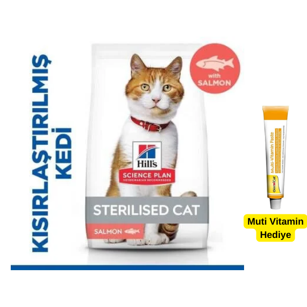 Hill's SCIENCE PLAN Kısırlaştırılmış Yetişkin Somonlu Kedi Maması 1,5 kg