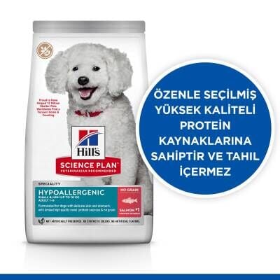 Hill's SCIENCE PLAN Hipoalerjenik Yetişkin Küçük ve Mini Irk Somonlu Köpek Maması 6 kg