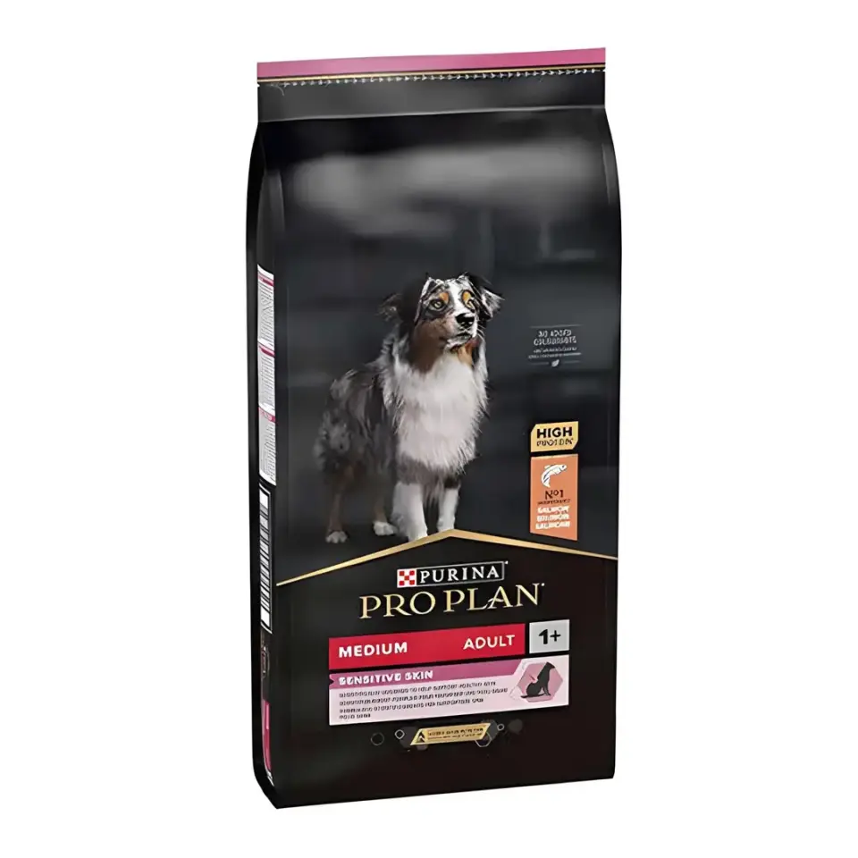 Pro Plan Adult Sensitive Skin Somonlu Medium Köpek Maması 10 kg