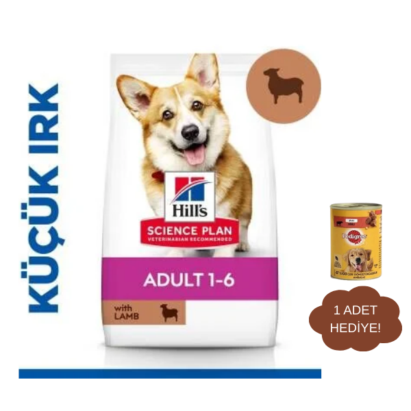 Hill's SCIENCE PLAN Yetişkin Küçük ve Mini Irk Kuzulu ve Pirinçli Köpek Maması 1,5 kg