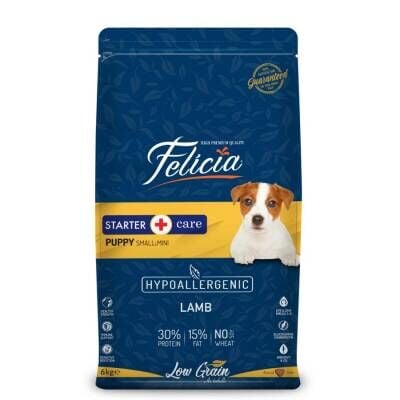 Felicia Kuzu Etli Küçük Irk Yavru ve Hamile Köpek Maması 6 kg