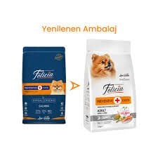 Felicia Mini Somonlu Düşük Tahıllı Hipoalerjenik Köpek Maması 3 kg