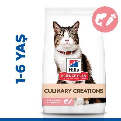 Hill's SCIENCE PLAN Gurme Lezzet Somonlu ve Havuçlu Yetişkin Kedi Maması 1,5 kg