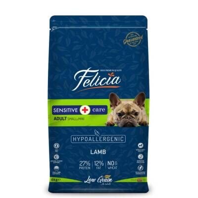 Felicia Kuzulu Küçük Irk Düşük Tahıllı Köpek Maması 6 kg