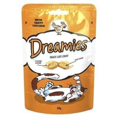 Dreamies İçi Dolgulu Tavuklu Kıtır Kedi Ödülü 60 gr