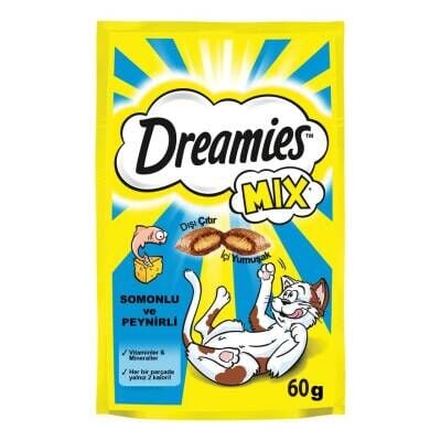 Dreamies Somonlu ve Peynirli Kedi Ödül Maması 60 gr