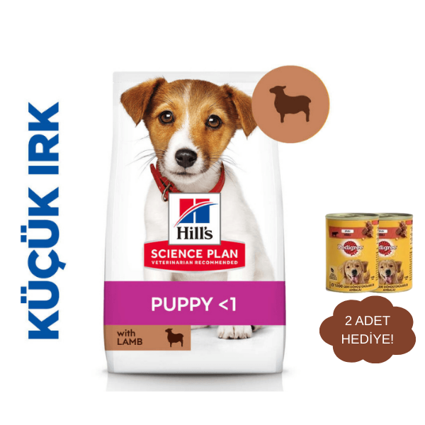 Hills Small Mini Puppy Kuzu Etli ve Pirinçli Yavru Köpek Maması 3Kg