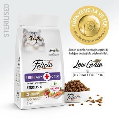 Felicia Light Somonlu Düşük Tahıllı Kısırlaştırılmış Kedi Maması 2 kg