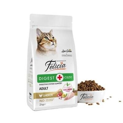 Felicia Yetişkin Tavuklu Az Tahıllı HypoAllergenic Kedi Maması 2 kg