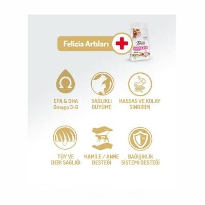 Felicia Tavuklu Düşük Tahıllı Yavru Kedi Maması 2 kg
