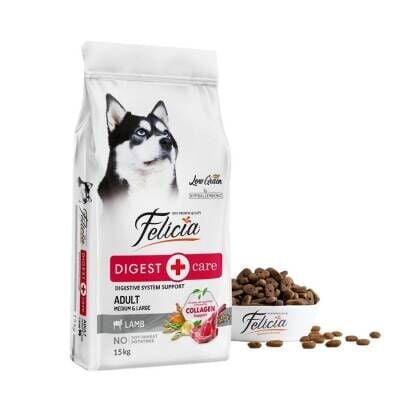 Felicia Kuzulu Pirinçli Düşük Tahıllı Hipoalerjenik Köpek Maması 15 kg