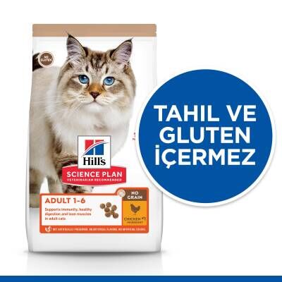 Hill's SCIENCE PLAN Tahılsız Yetişkin Tavuklu Kedi Maması 1,5 kg