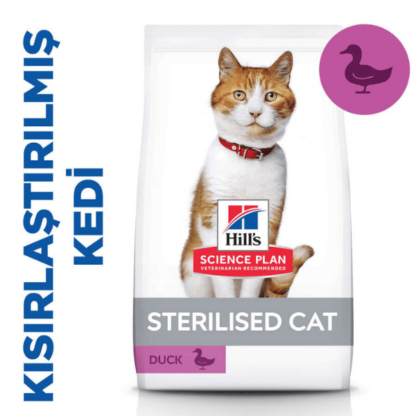 Hills Sterilised Ördekli Kısırlaştırılmış Kedi Maması 1,5 Kg