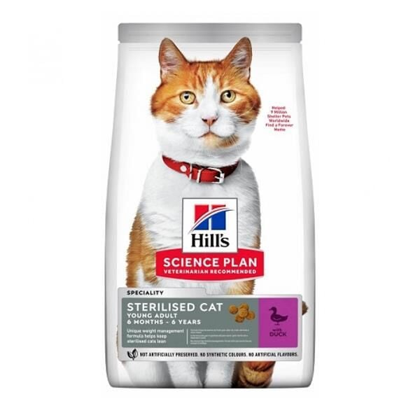 Hills Sterilised Ördekli Kısırlaştırılmış Kedi Maması 1,5 Kg