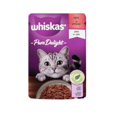 Whiskas Pure Delight Güveç Sığır Etli Kedi Konserve Maması 85 gr