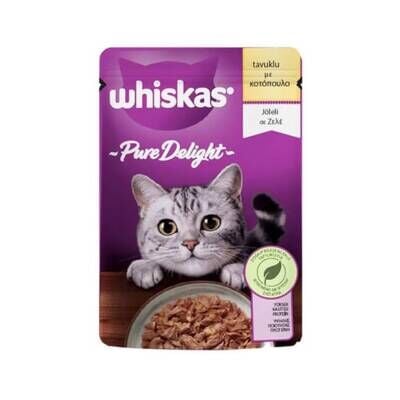 Whiskas Pure Delight Güveç Tavuklu Yetişkin Kedi Konserve Maması 85 gr