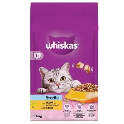 Whiskas Steriled Kısırlaştırılmış Kedi Maması 1,4 kg
