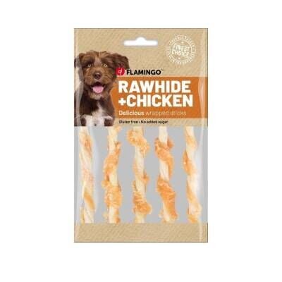 Flamingo Rhide Tavuk Sargılı Glutensiz Köpek Ödül Maması 65 Gr