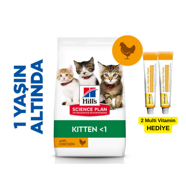 Hills Kitten Tavuklu Yavru Kedi Maması 3Kg