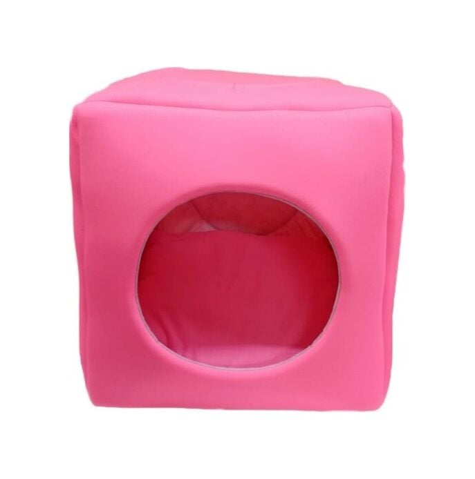 Bio Sand Yıkanabilir Üç Fonksiyonlu Kedi Yatağı 45 CM Pembe