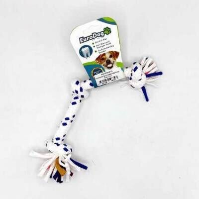 EuroDog Diş İpi Üç Düğüm Köpek Oyuncağı 15 cm