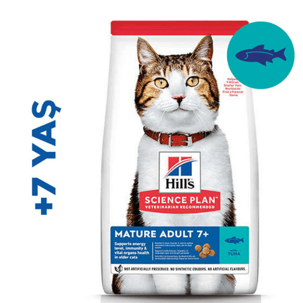 Hills Mature Adult Ton Balıklı Yaşlı Kedi Maması 1,5Kg