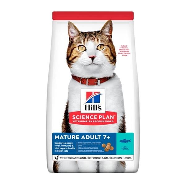 Hills Mature Adult Ton Balıklı Yaşlı Kedi Maması 1,5Kg