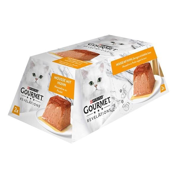 Gourmet Gold Revelations Tavuk Etli Ezme Konserve Kedi Maması 2 x 57 gr