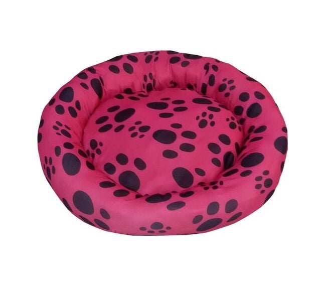 Bio Sand Pati Desenli Simit Kedi Köpek Yatağı 50 CM Koyu Yeşil