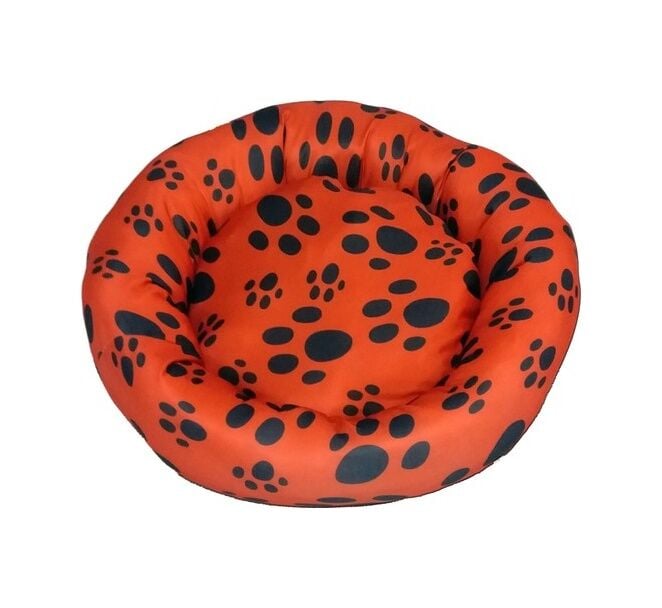 Bio Sand Simit Kedi ve Köpek Yatağı 50 CM Kırmızı