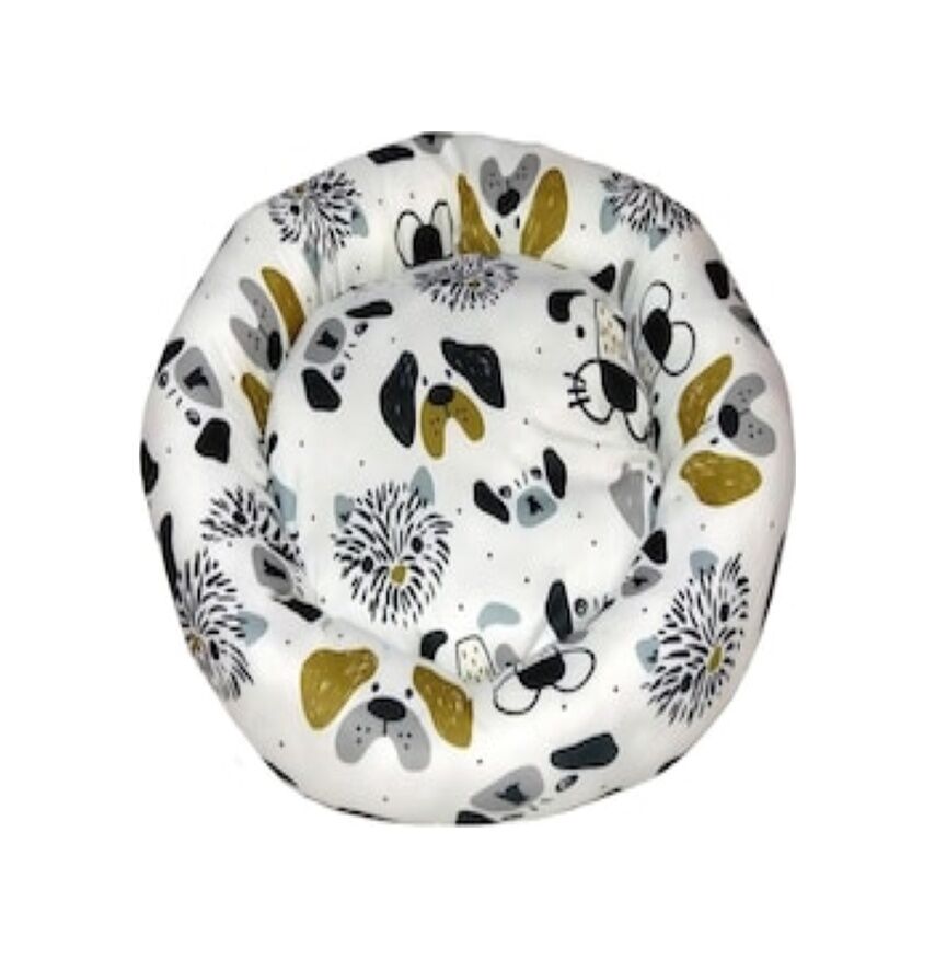 Bio Sand Simit Kedi ve Köpek Yatağı 50 CM Beyaz