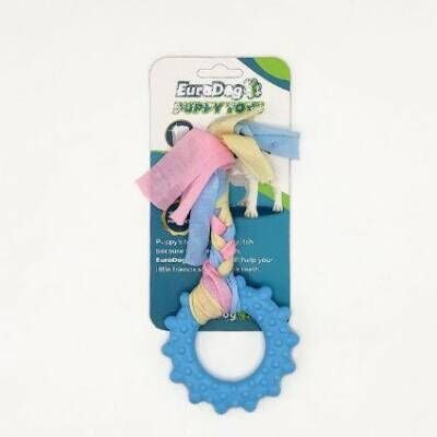 EuroDog Puppy Toys Mavi Çark Yavru Köpek Diş Kaşıma Oyuncağı