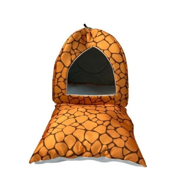 Bio Sand Biosand Baloncuk Desenli Eskimo Kedi Köpek Yatağı Turunc