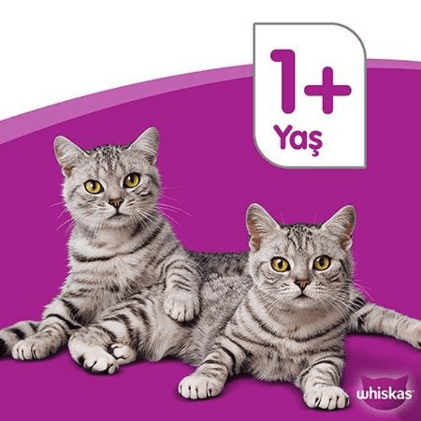 Whiskas Pouch Kuzulu Yetişkin Kedi Konservesi 85 Gr
