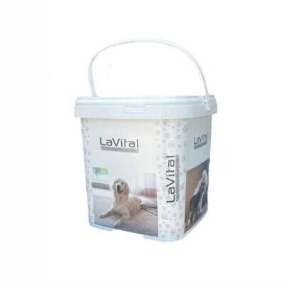 LaVital Kedi ve Köpekler için Mama Saklama Kova 4 Kg Kapasiteli